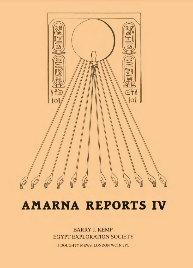 BARRY J. KEMP2 AMARNA REPORTS IV